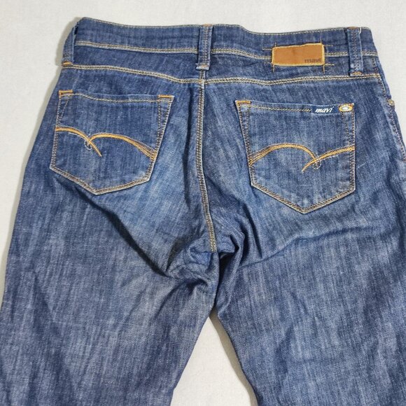 Mavi Molly Mid-rise Bootcut Jeans women's size 28/34 indigo blue mid-weight - Picture 4 of 13
